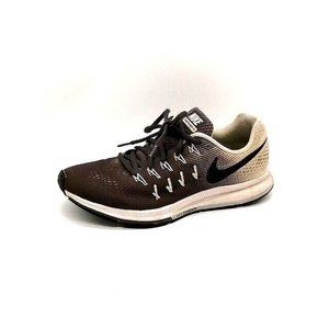Nike Womens Sneaker Zoom Pegasus 33 Gray Lace Up Running Shoe Low Top Padded‎ 9